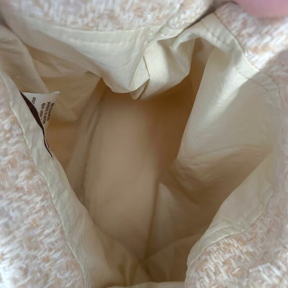 VTG Boyne Valley Weavers Wool-Blend Handbag Diamond Stitch Made In Ireland - Picture 8 of 8
